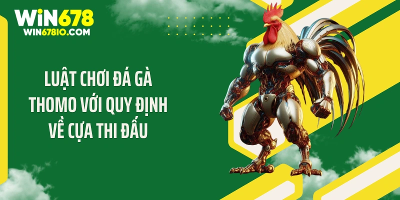 Luật chơi đá gà Thomo với quy định về cựa thi đấu