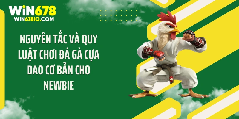 Nguyên tắc và quy luật chơi đá gà cựa dao cơ bản cho newbie